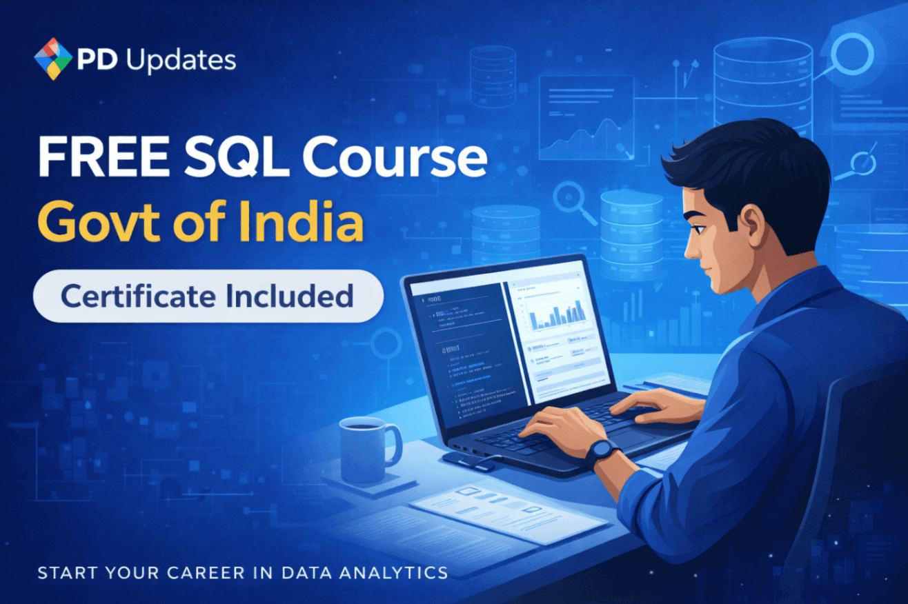 Govt of India FREE SQL Online Course with Certificate – Apply Now (Beginner Friendly)